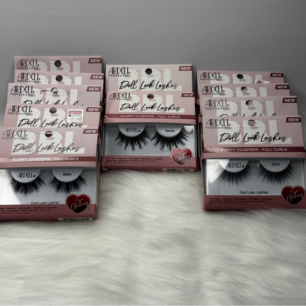 Ardell Professional BBL Doll Look Lashes Bundle 11 Boxes Babs Bambi Dear